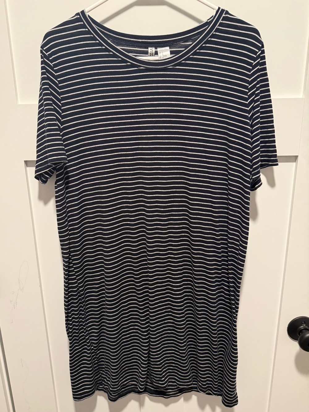 H&M Black and White Stripped Dress